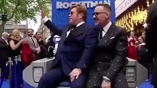 'Rocketman' (2019) Premiere | Taron Egerton as Elton John