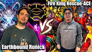 Joshua Schmidt (Earthbound Runick) vs @Paktcg (Fire King Rescue-ACE) | Full Remote Match