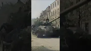 The last Jagdtigers of the 512th Heavy Panzerjäger Battalion surrender to US Army, Iserlohn #ww2