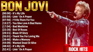 Bon Jovi The Best Rock Album Ever ~  Greatest Hits Rock Rock Songs Playlist Of All Time