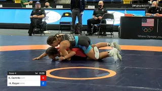 57 Kg Consolation Kairah Cantillo Unattached Vs Alli Ragan Sunkist Kids Wrestling Club