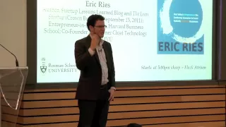Watch Eric Ries Discuss "The Lean Startup"