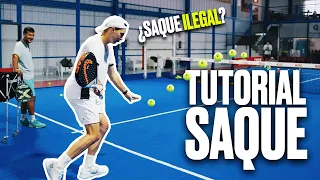 TUTORIAL de SAQUE en PADEL ¿CÓMO SACAR como un PROFESIONAL?