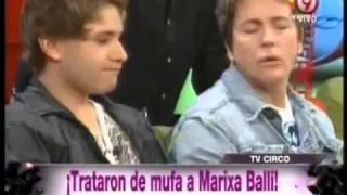 Bendita - Trataron de mufa a Marixa Balli