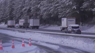 California Winter Storm: I-80 still closed, truckers stranded in Sierra with goods