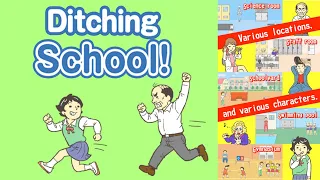 Ditching School all levels 1 - 50 Walkthrough