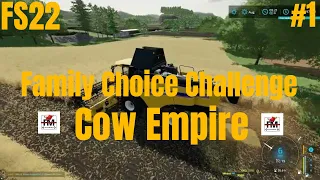 Family Choice Series| Fs22 Cow Empire| Riverview| Ep1