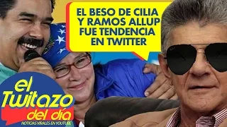 Beso entre Ramos Allup y Cilia Flores fue tendencia en twitter