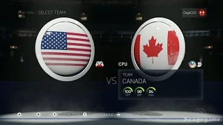 NHL 15 - Gameplay USA vs Canada - Full Game [ HD ]