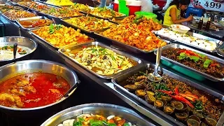ВКУСНЫЙ Таиланд! ГОРЫ ДЕШЕВОЙ ЕДЫ на ночном рынке Тепразит. Цены на еду на рынке в Паттайе