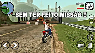 ATRAVESSANDO PONTES NO GTA SAN ANDROID SEM TER FEITO MISSÃO