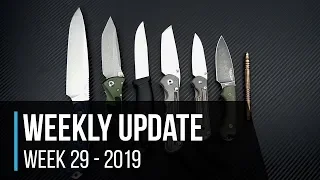 Weekly Update 29 - 2019: Bradford Knives Guardians, Chris Reeve & Microtech Restock and more!