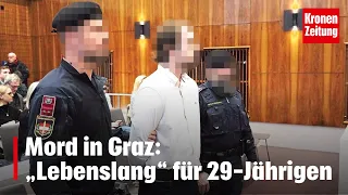 Mord in Graz: „Lebenslang“ für 29-Jährigen | krone.tv NEWS