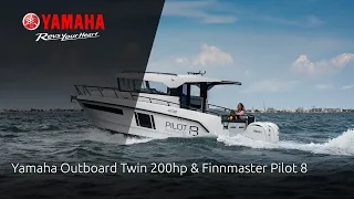 Yamaha Outboard Twin 200hp & Finnmaster Pilot 8