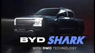 Chinese pickup truck BYD Shark Hybrid continues to reveal technology and design.