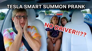 WHAT’S IT DOING?! | Tesla Smart Summon Prank Reaction | 2021 Tesla Model 3 Performance | IT’S MAGIC!