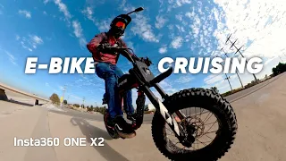 Slick trick session on SUPER73 electric bikes