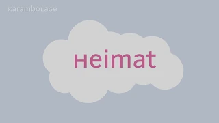 "Heimat": Ein unübersetzbares Wort? | Karambolage | ARTE