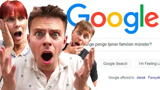 Familien Münster Googler sig selv