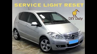 Mercedes A Class Service Light Reset