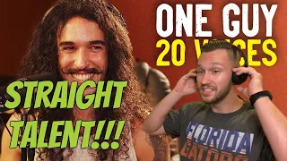 One Guy, 20 Voices (Michael Jackson, Post Malone, Roomie & MORE!) [REACTION] First Time Hearing!