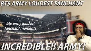 ARMYY! Amazing! - BTS army loudest fanchant moments | Reaction