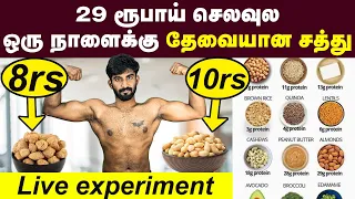 குறைந்த  செலவில் அதிக சத்து இருக்கும் உணவுகள் | Get fit protein live Experiments | 29 ரூபாய் மட்டுமே