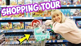 EINKAUFEN MIT EMMA VOGEL & NINA IM SUPERMARKT | Playmobil Real Life Vlog - Kinderfilm Familie Vogel