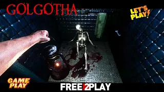 Golgotha ✅ Gameplay & 100% Walkthrough ✅ PC Steam ( Free to Play ) Psychological horror game 2023