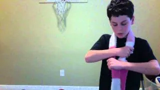 amazing magic trick revealed scarf threw neck