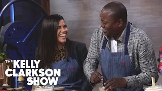 America Ferrera, Tituss Burgess, Ronnie Woo And Kelly Make Sushi Tacos | The Kelly Clarkson Show