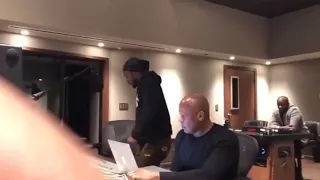 Kendrick Lamar & Dr Dre in the studio