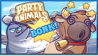 BONK GOES THE MOOSE! ( Party Animals PVP)