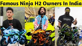 Top 5 Famous Kawasaki Ninja H2 Owners In India | UK07 Rider, JS Films, Jatt Prabhjot, MS Dhoni