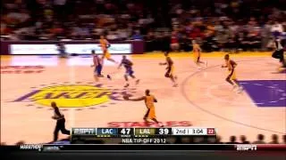 Jamal Crawford Deke Move On Metta World Peace - Clippers @ Lakers 11/2/2012