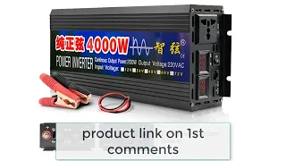 Pure Sine Wave Inverter 2000W 3000W 4000W Power Solar Inverter Review