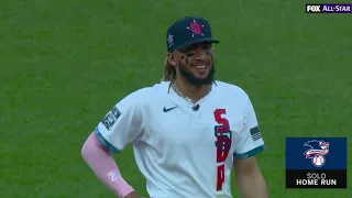 Vladdy Jr CRUSHES a 468 foot MOONSHOT! 200th homerun in all star game history