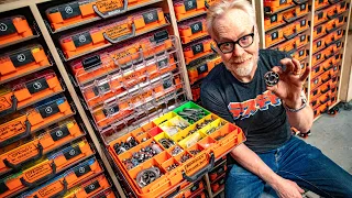 Adam Savage Builds His Dream Hardware Storage System!