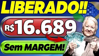 INSS LIBERA uma NOVA LINHA de CRÉDITO de R$16.689 mesmo SEM MARGEM