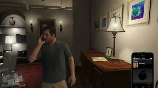 Michael calls Martin Madrazo after pulling down his house - GTA 5