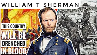 War is HELL! William Tecumseh Sherman | This Country Will Be Drenched In Blood