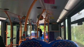 *VIBRATION+THRASHY* PT 3: Full Journey on Route 372 | Enviro 400 | SN63JVO/SLN 10165 | 12th Apr 2024