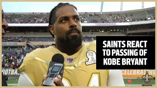 Saints Players React to Loss of Kobe Bryant | New Orleans Saints