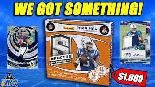 WE GOT SOMETHING! - 2023 Spectra Football Hobby Box - $1,000 per Box