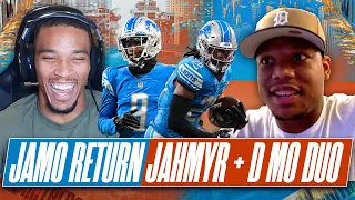 Amon-Ra St. Brown & David Montgomery on Jameson Williams Return, Jahmyr Gibbs Comparison