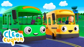 As rodas do ônibus bebé | Música infantil de Cleo e Cuquin - Família Telerín