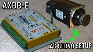 AXBB-E Ethernet CNC Controller #2 AC Servo Setup