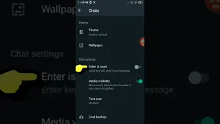 Fix - Enter Key Turned into a Send Button in WhatsApp