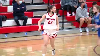 Pioneer at Westmont Girls Basketball 2.19.22