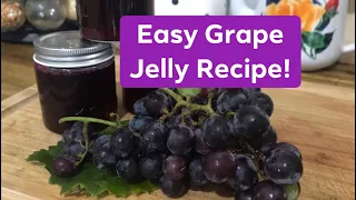 Easy Grape Jelly Recipe! 🍇